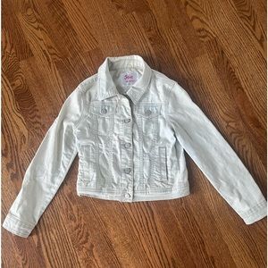 Girls Distressed Jean Jacket